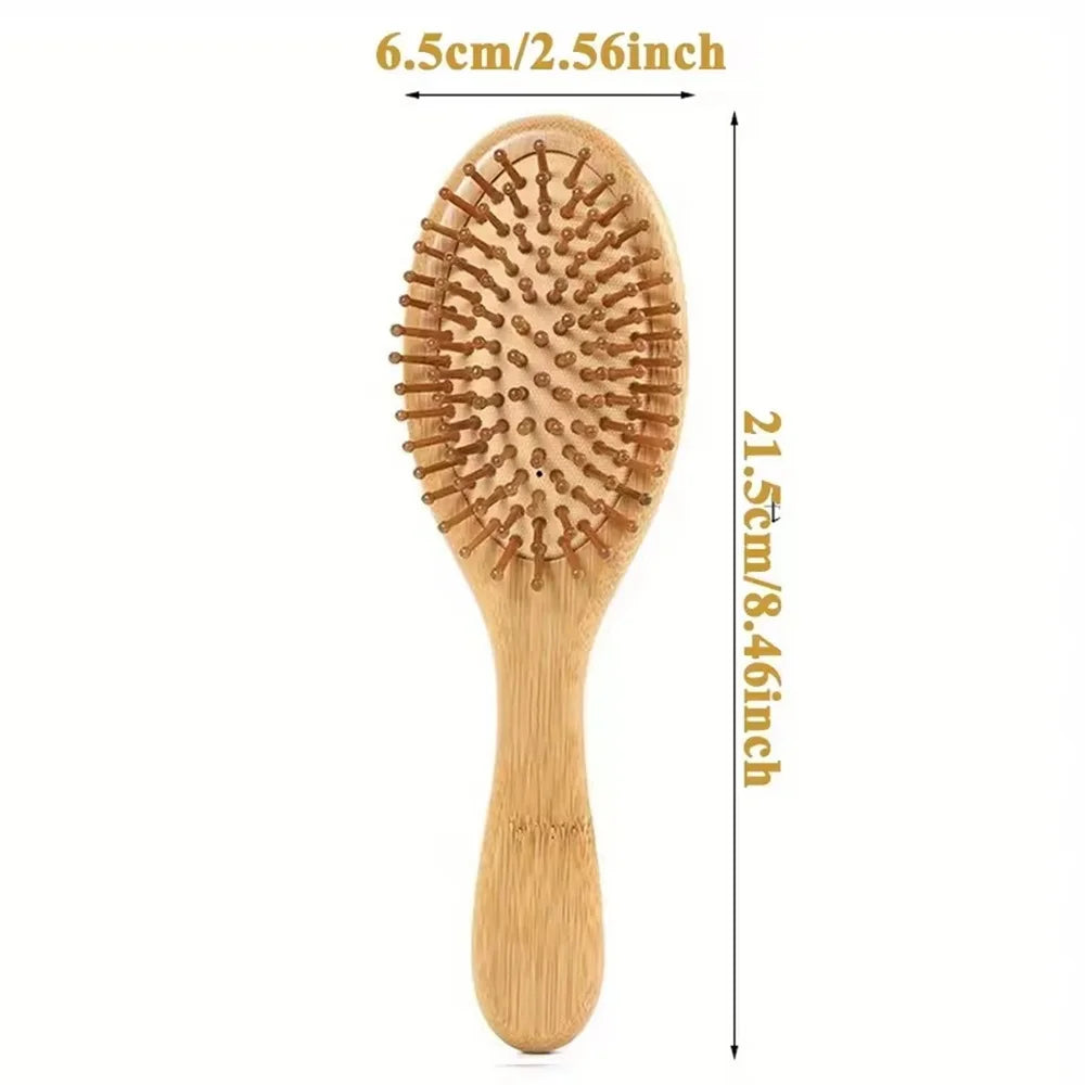 bamboo paddle hair brush