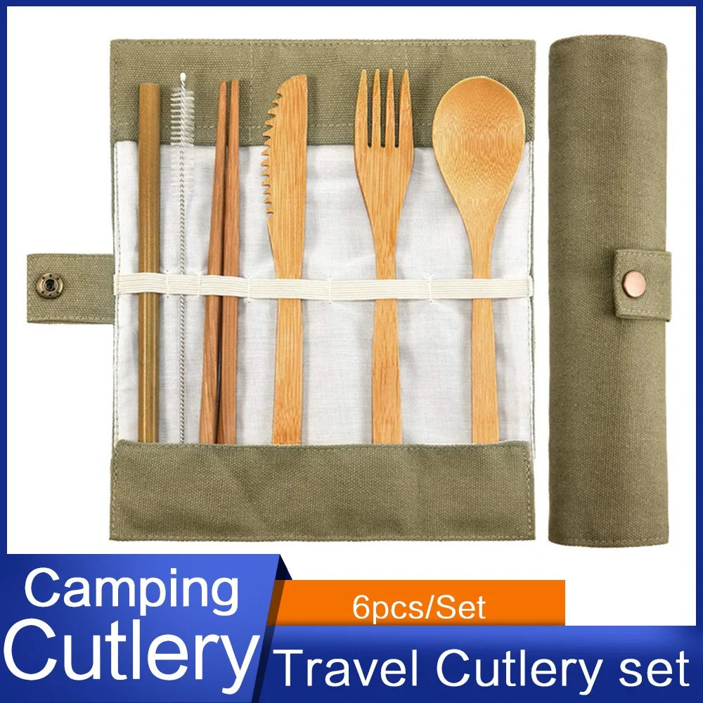 Bamboo Travel Tableware