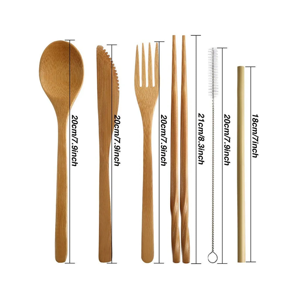 Bamboo Travel Tableware